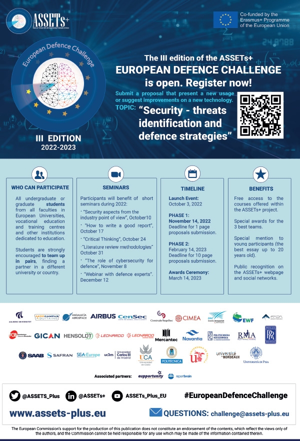 Invitation to participate in the European Defence Challenge III